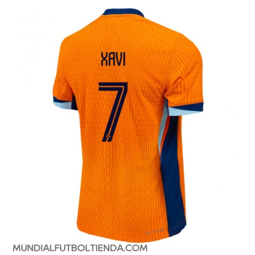 Camiseta Países Bajos Xavi Simons #7 Primera Equipación Replica Eurocopa 2024 mangas cortas